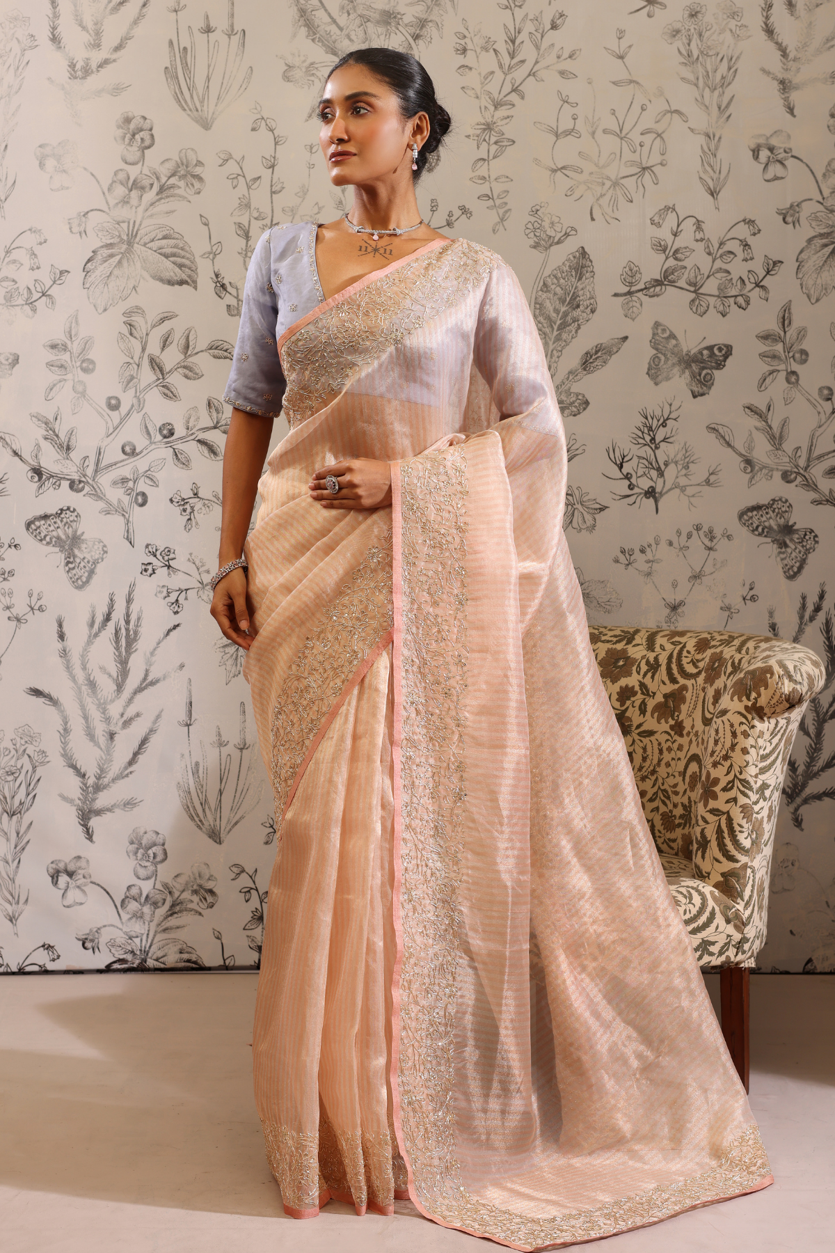 Saumana - Saree- Multicolor
