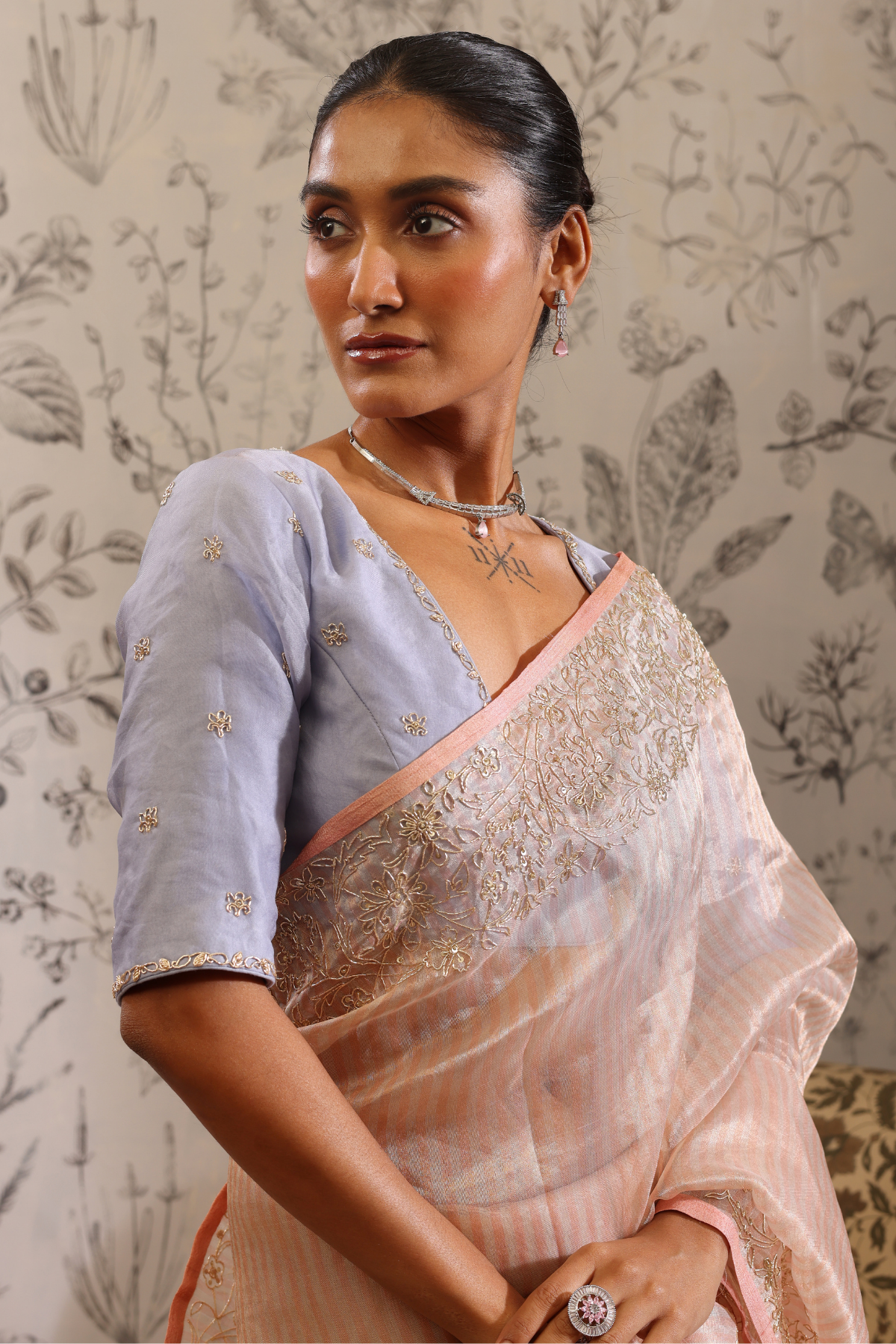 Saumana - Saree- Multicolor