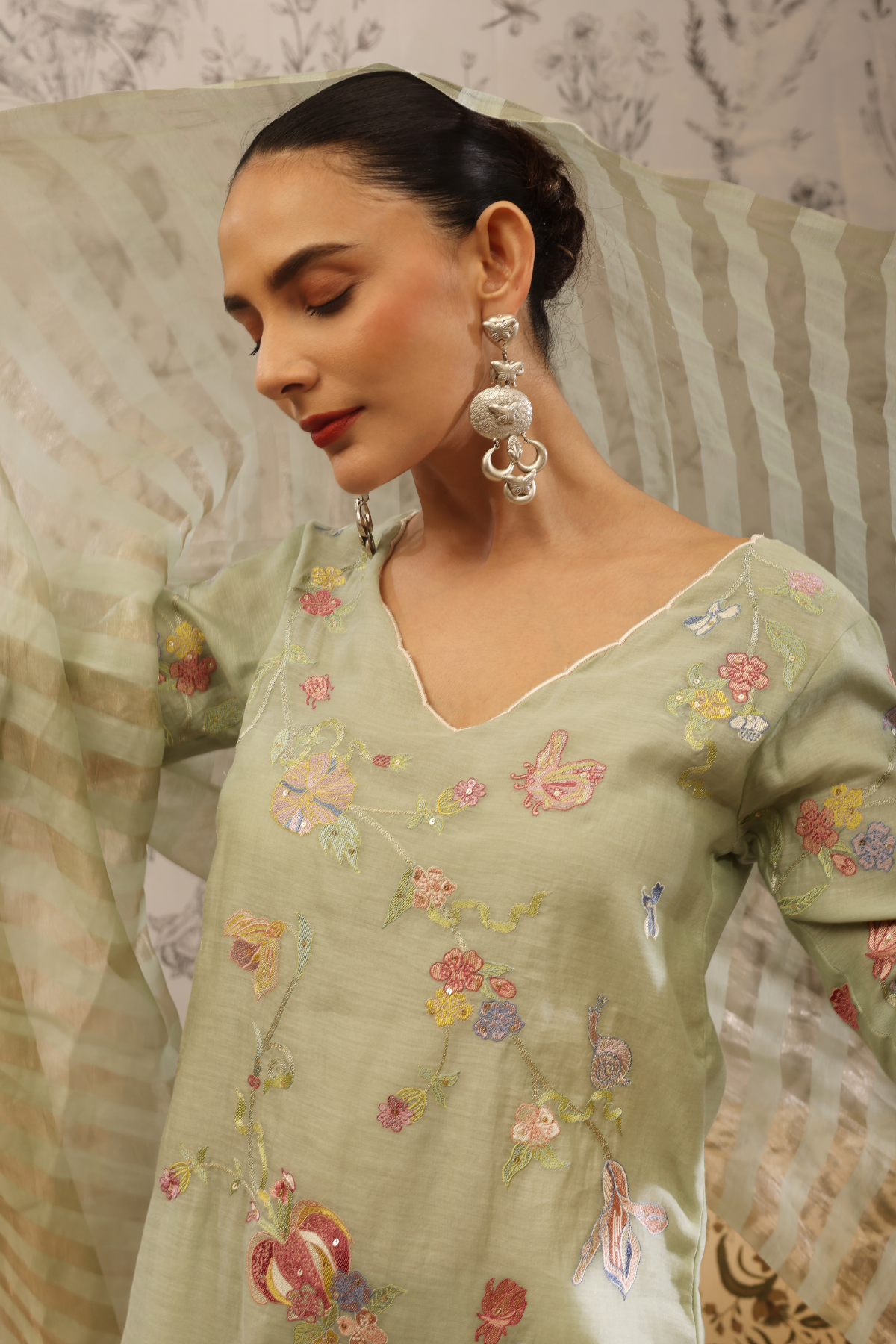 Harita - Kurta Set- Green