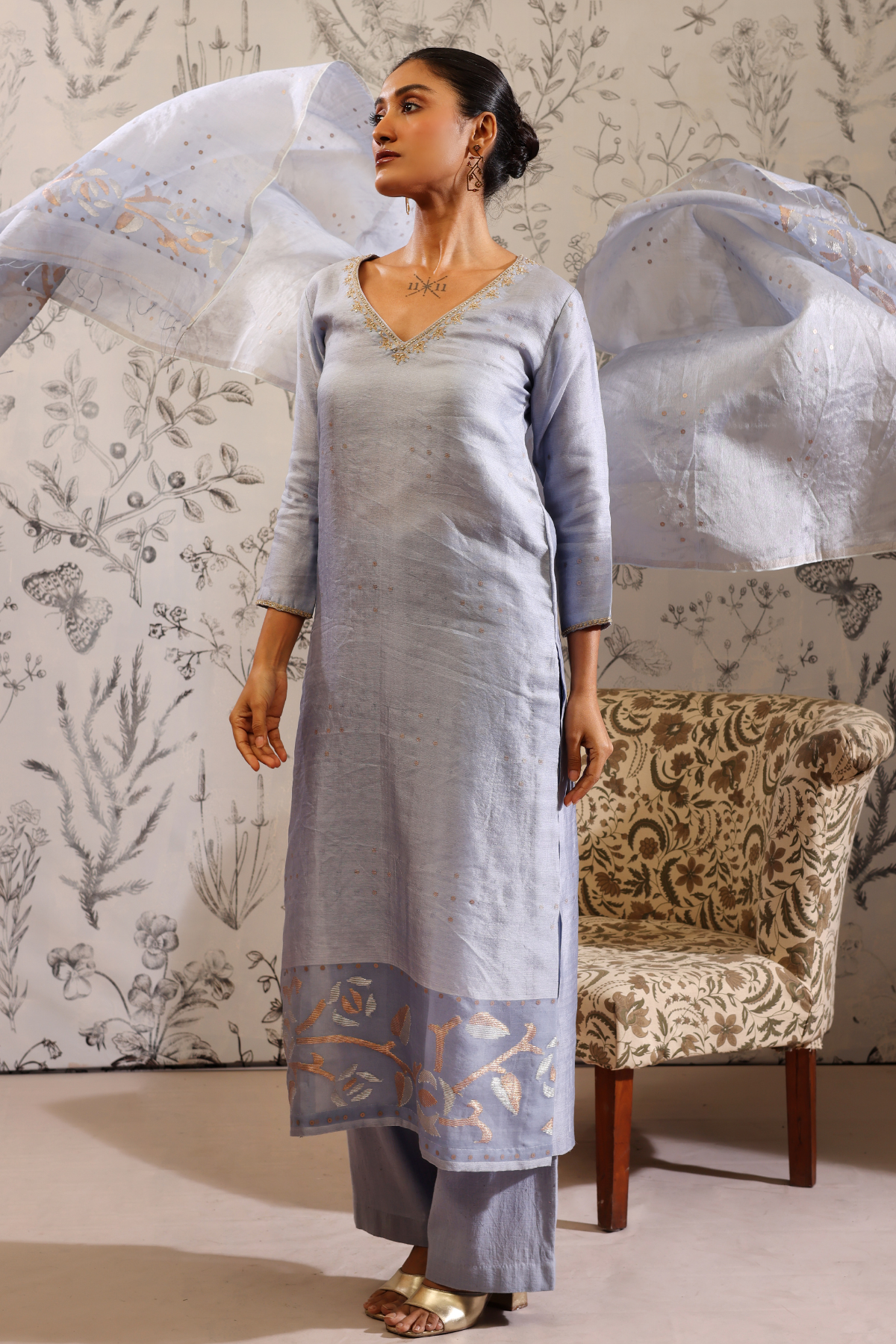 Udaya - Kurta Set- Blue
