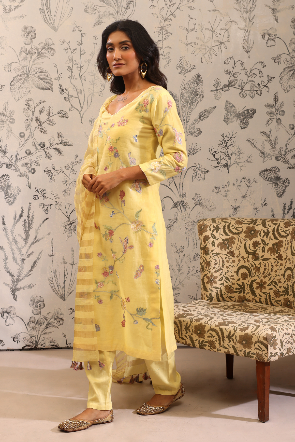 Harita - Kurta Set- Yellow