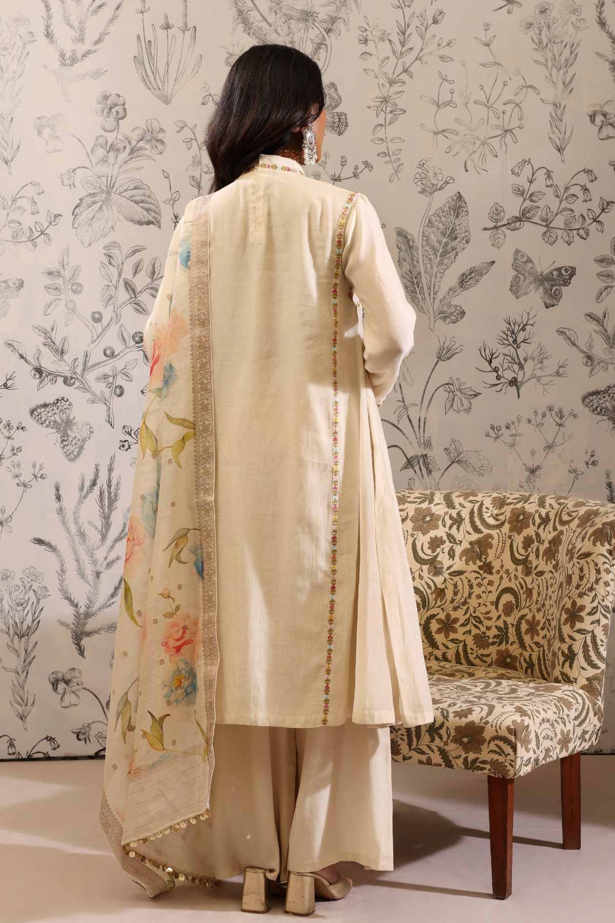 Paatala - Kurta Set- White