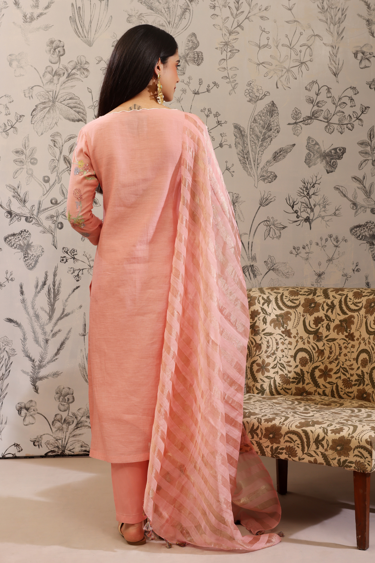 Harita - Kurta Set- Pink