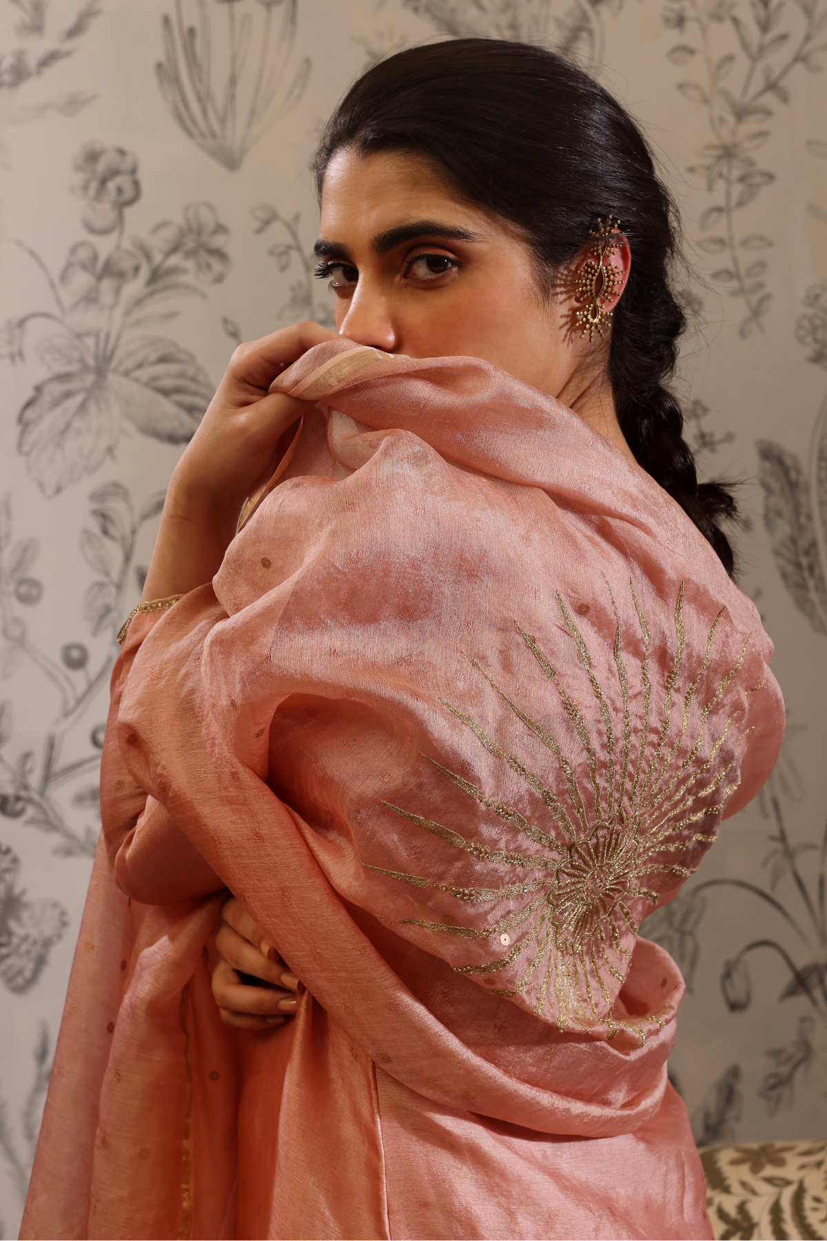 Udaya - Kurta Set- Old Rose
