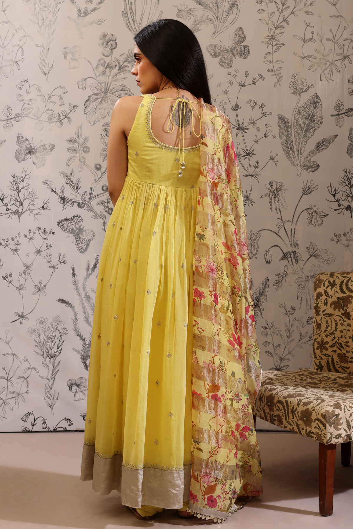 Aparajita - Kurta Set- Yellow