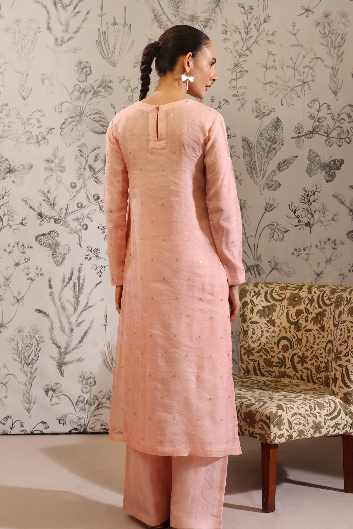 Sukanda - Kurta Set- Pink