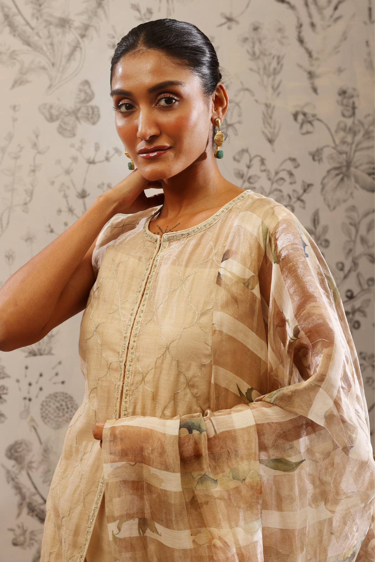 Makaranda - Kurta Set- Off White