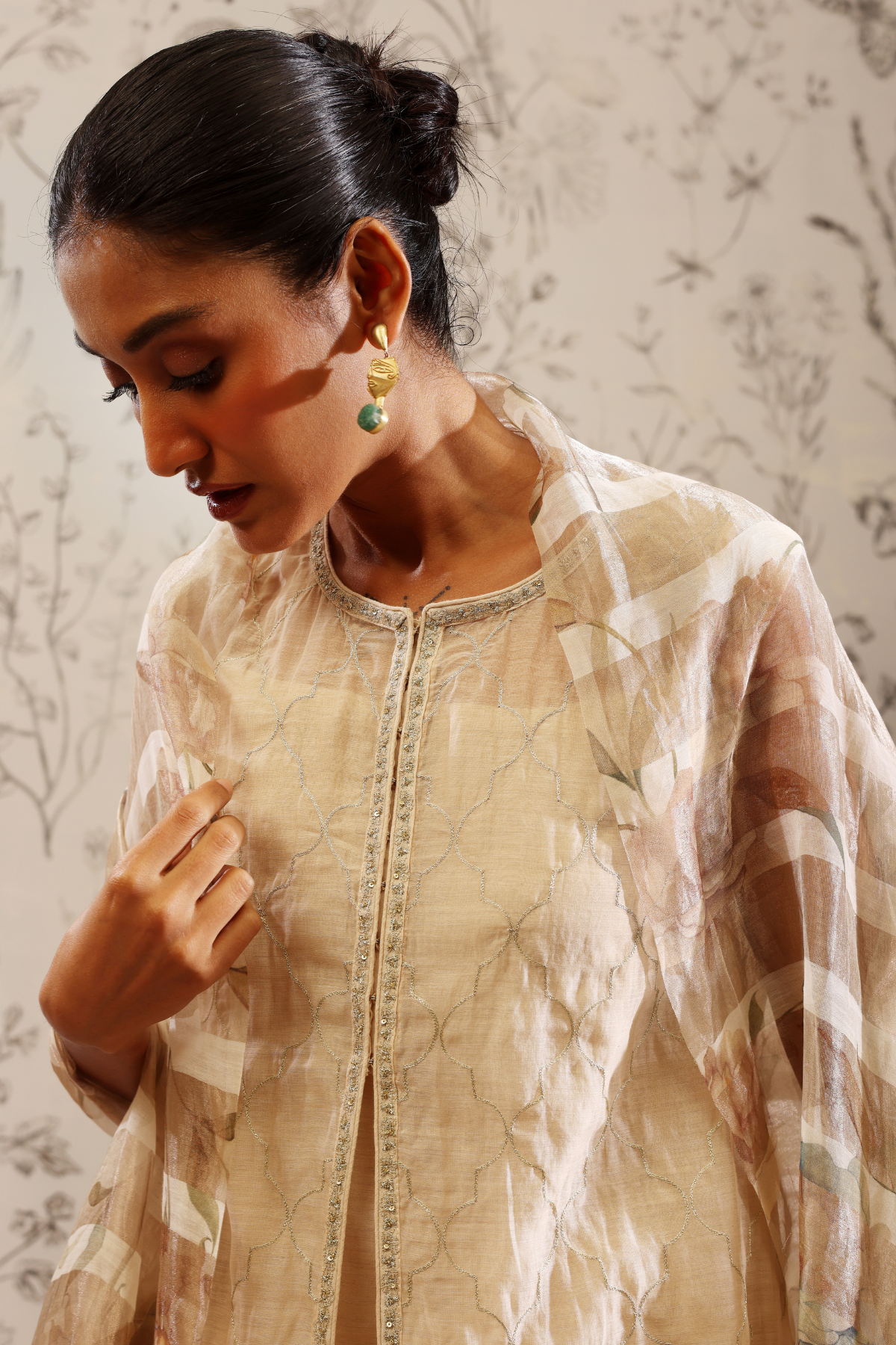 Makaranda - Kurta Set- Off White