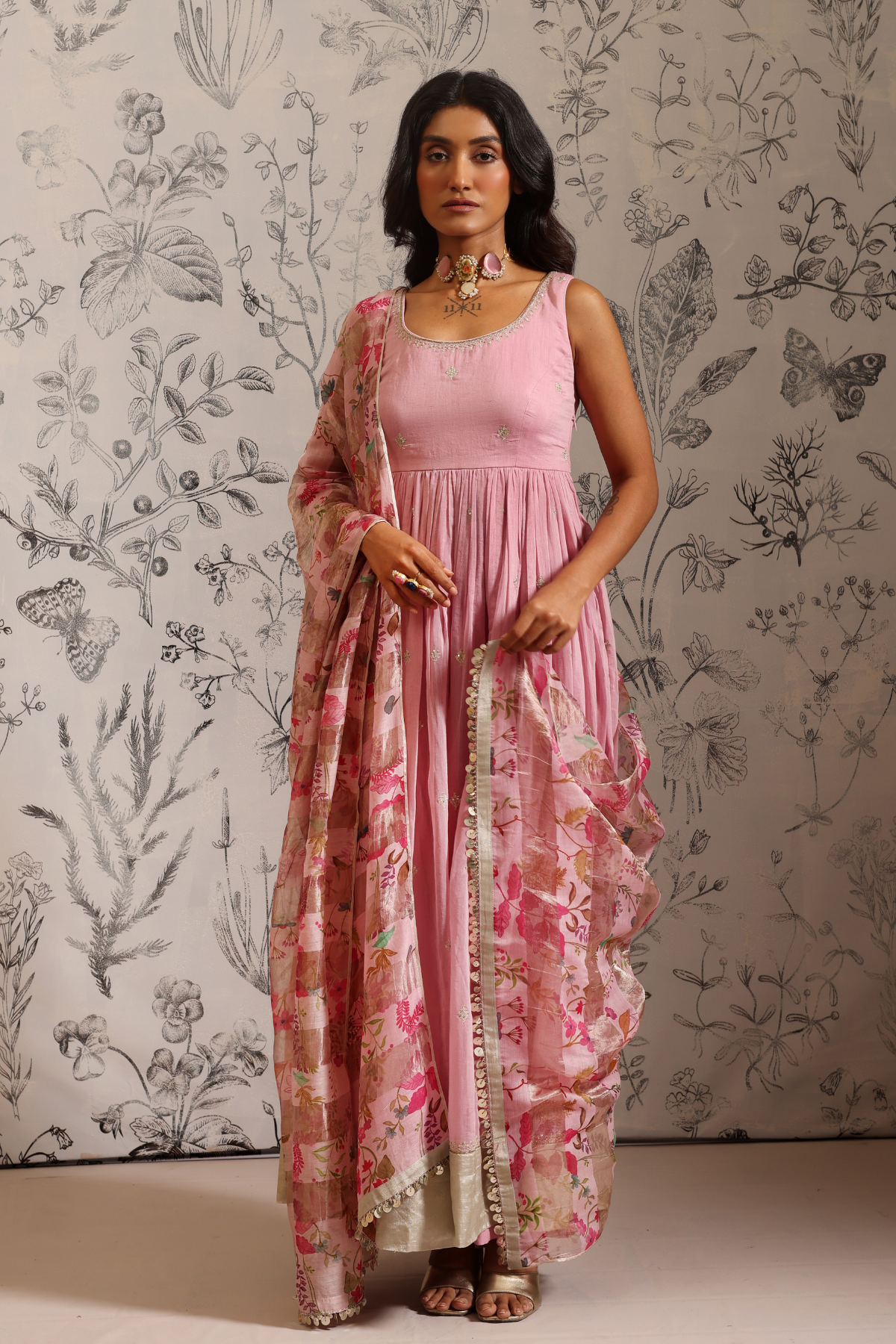 Aparajita - Kurta Set- Pink