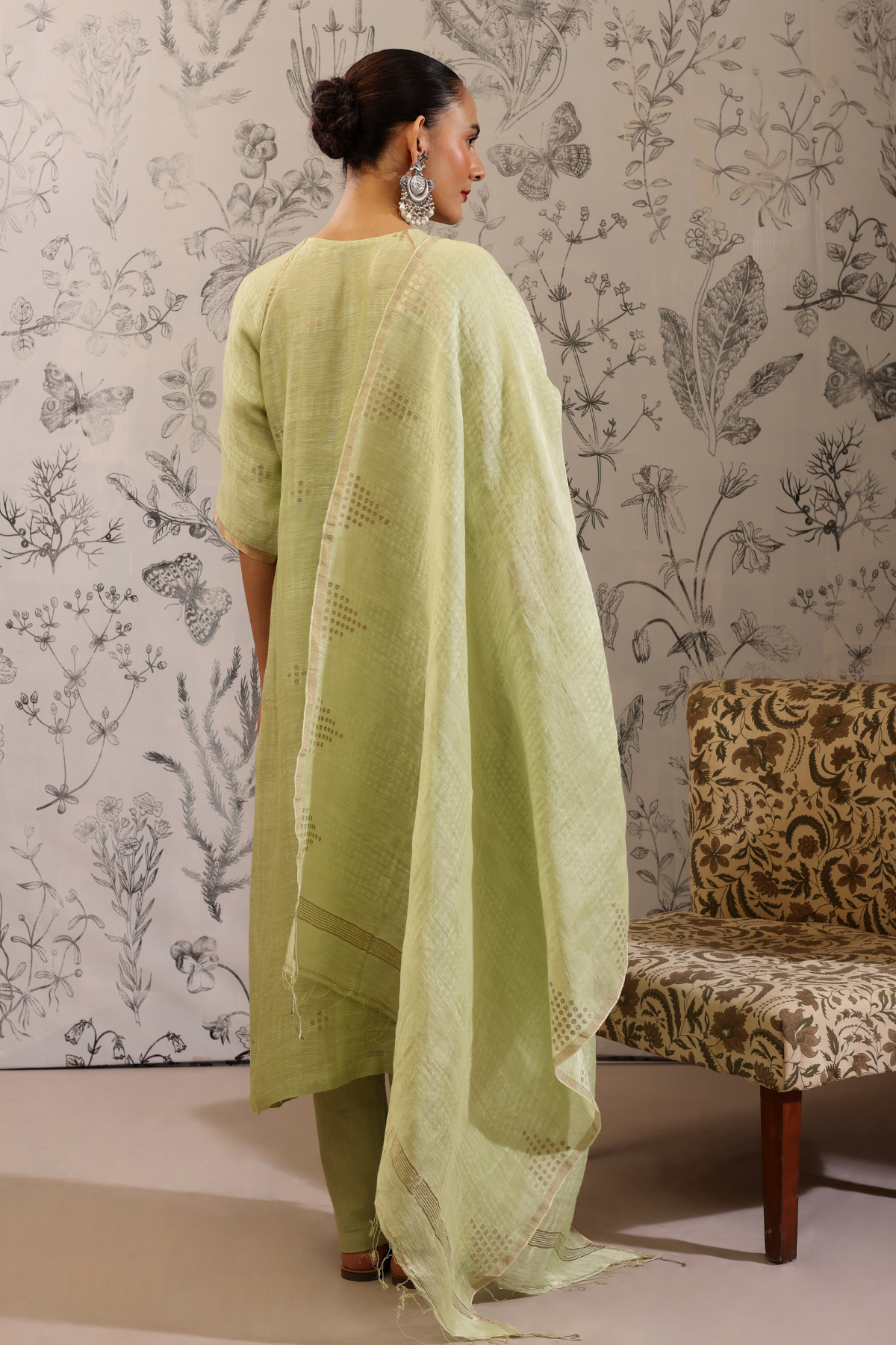 Piyusa - Kurta Set- Green