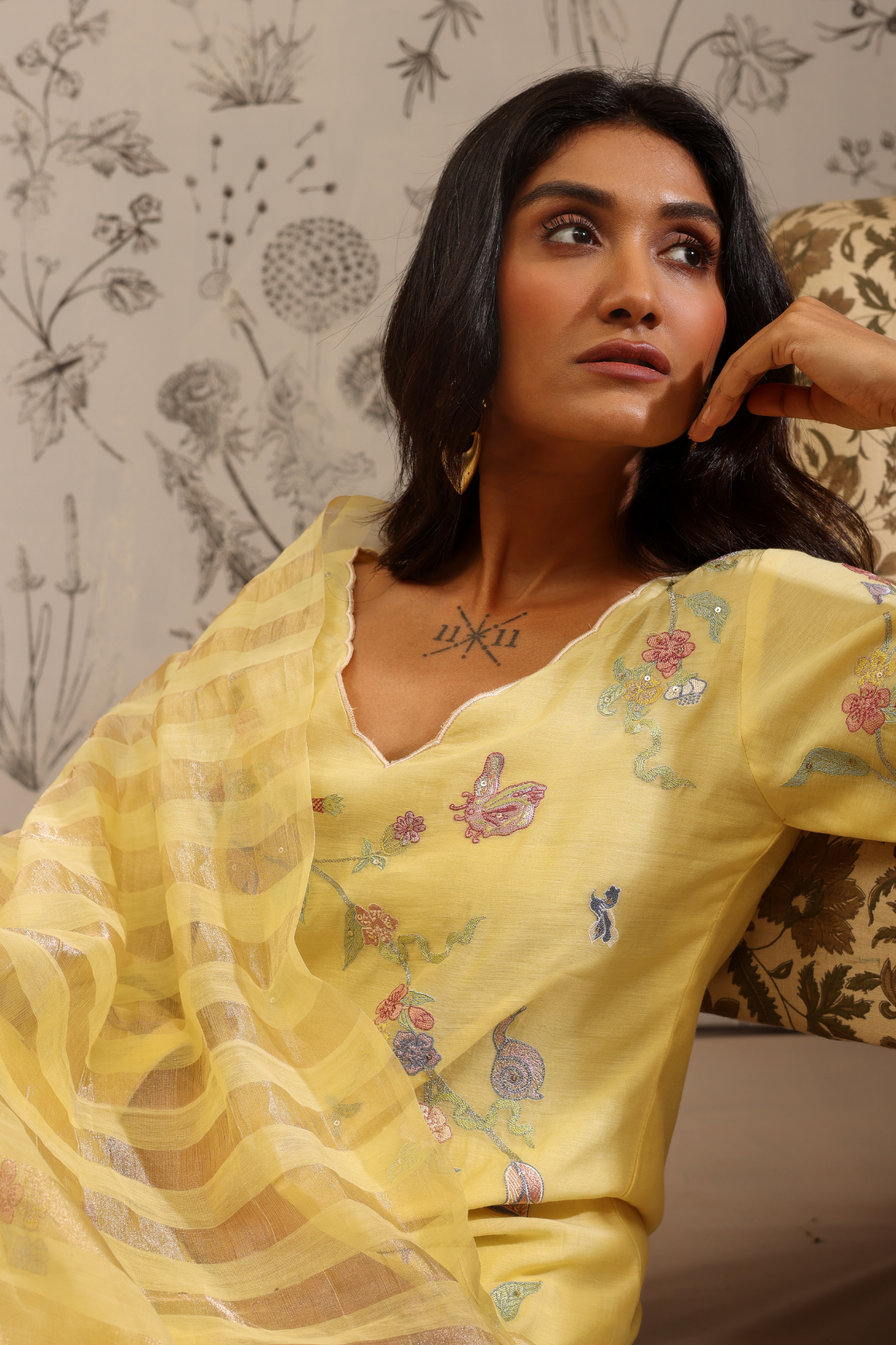 Harita - Kurta Set- Yellow