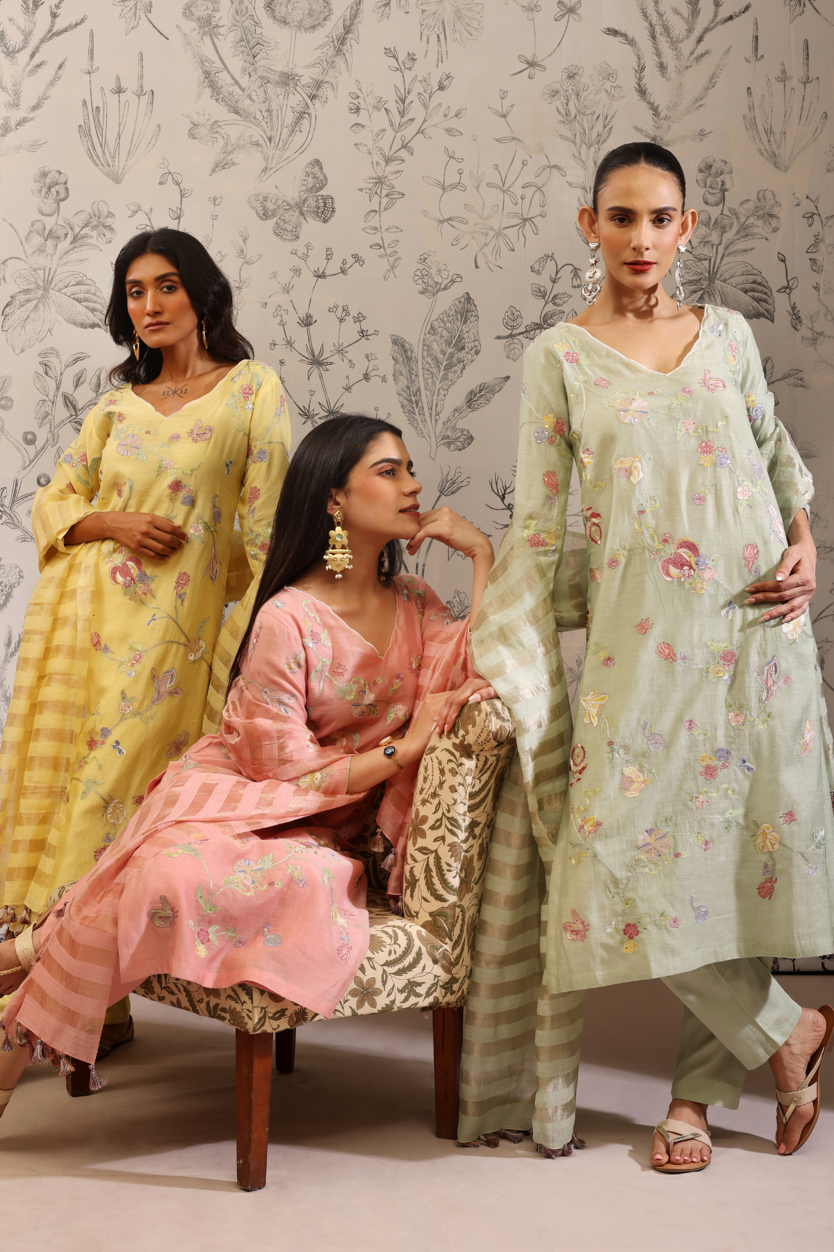 Harita - Kurta Set- Yellow