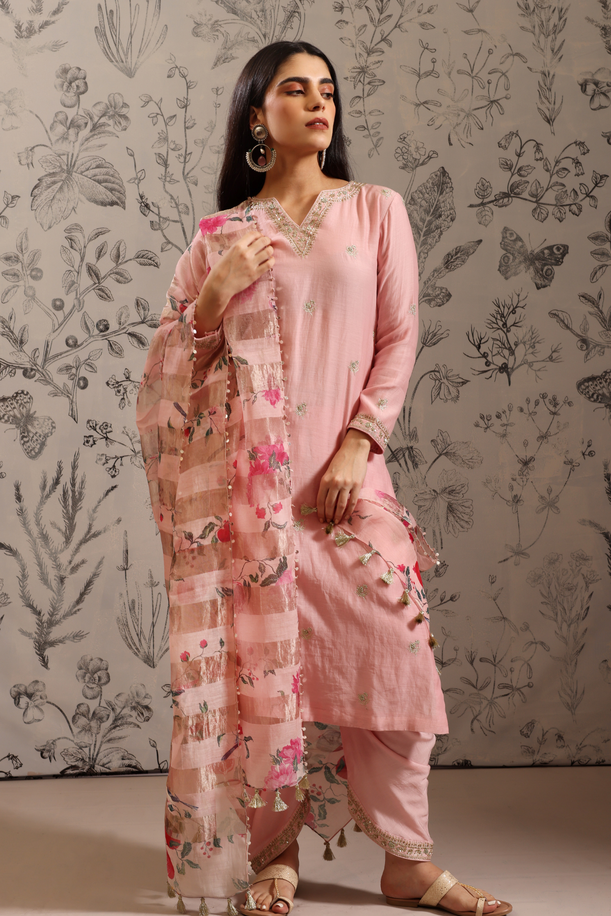 Anaar - Kurta Set- Pink