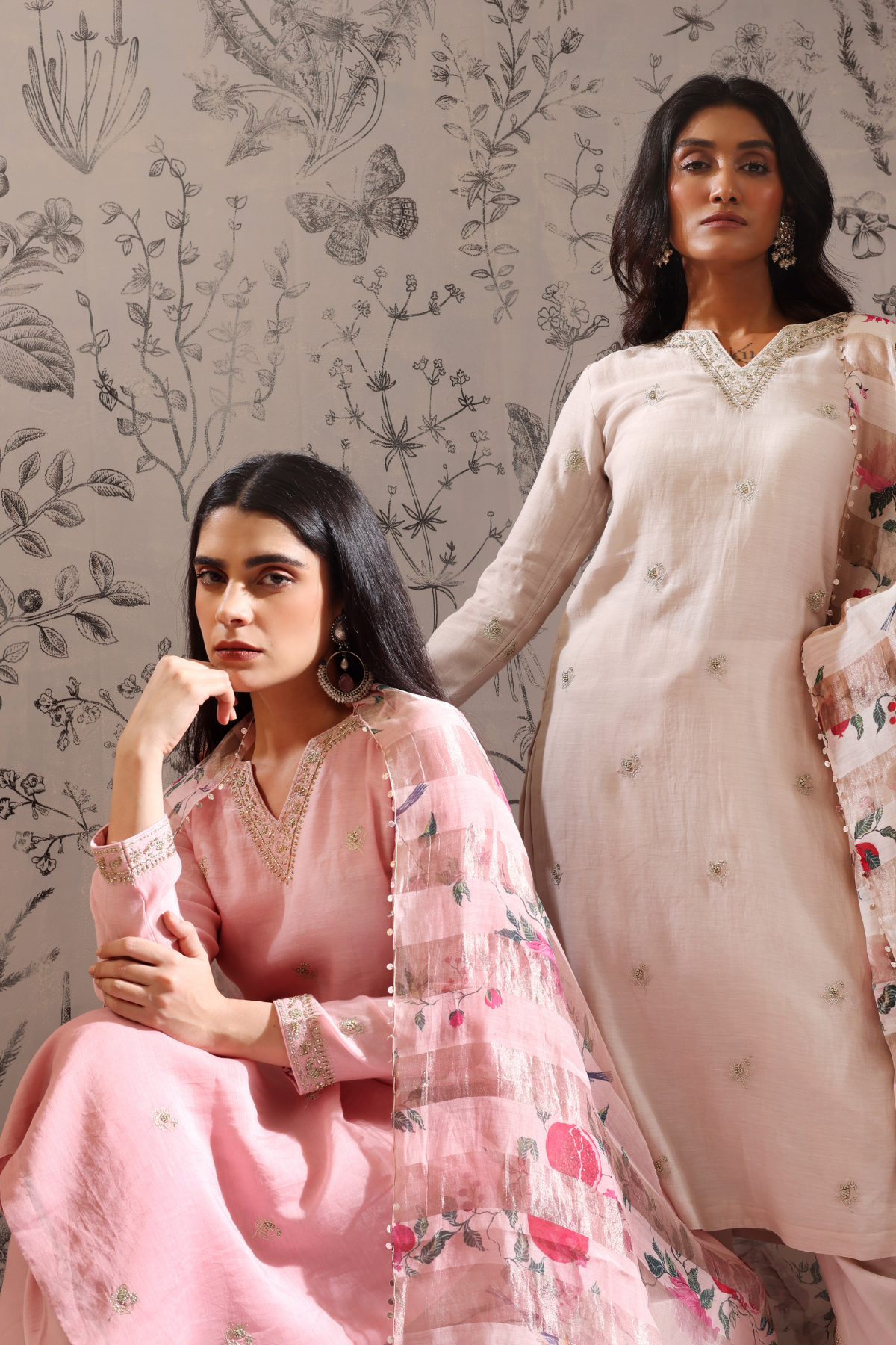 Anaar - Kurta Set- Pink