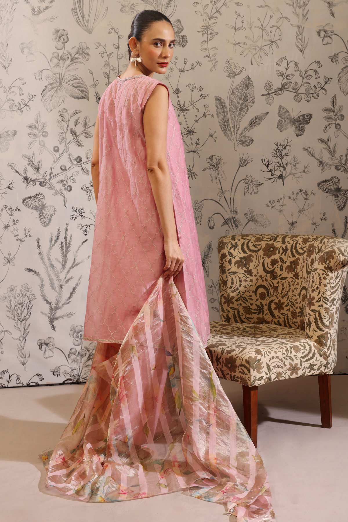 Makaranda - Kurta Set- Pink