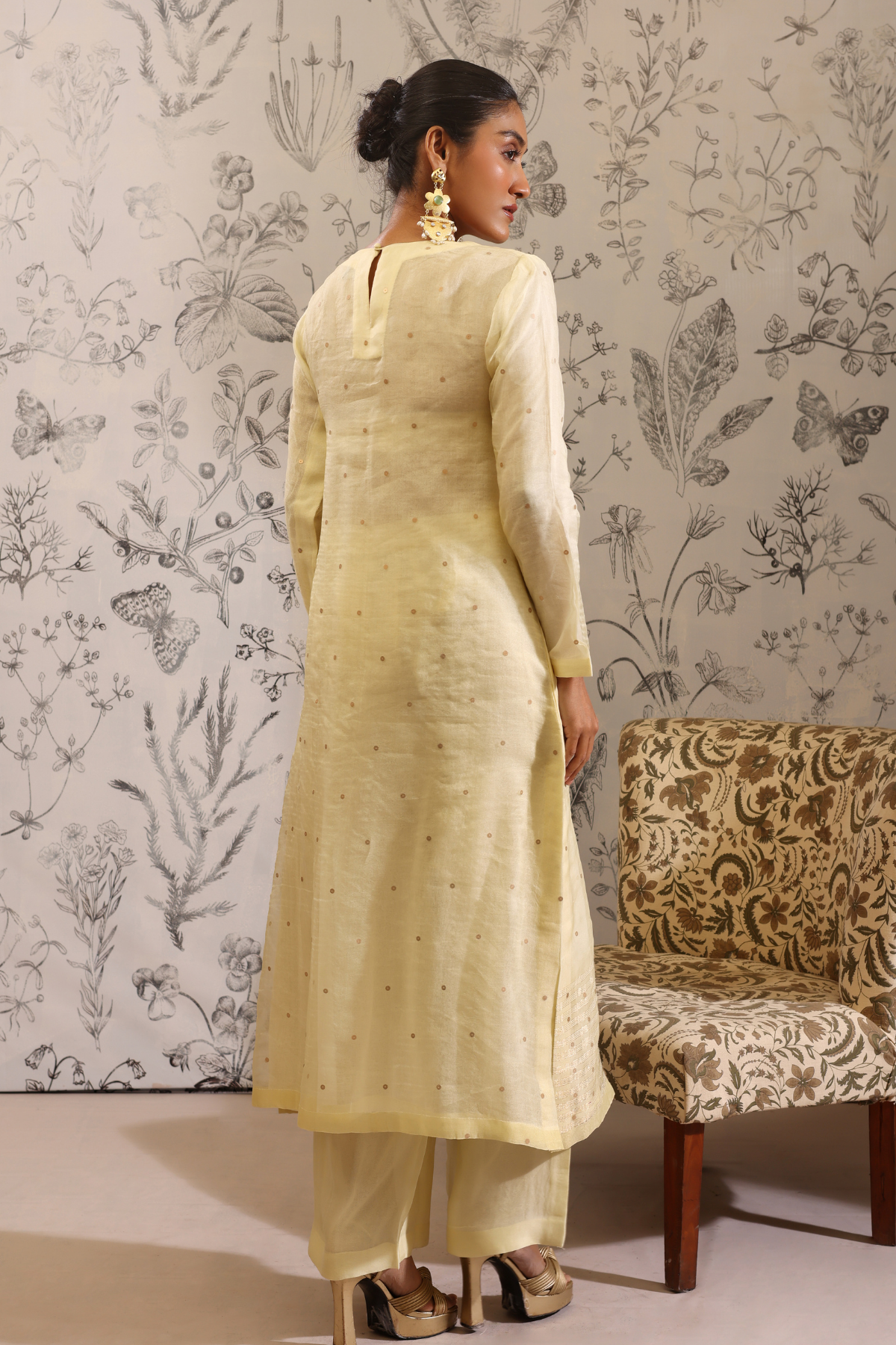 Sukanda - Kurta Set- Yellow