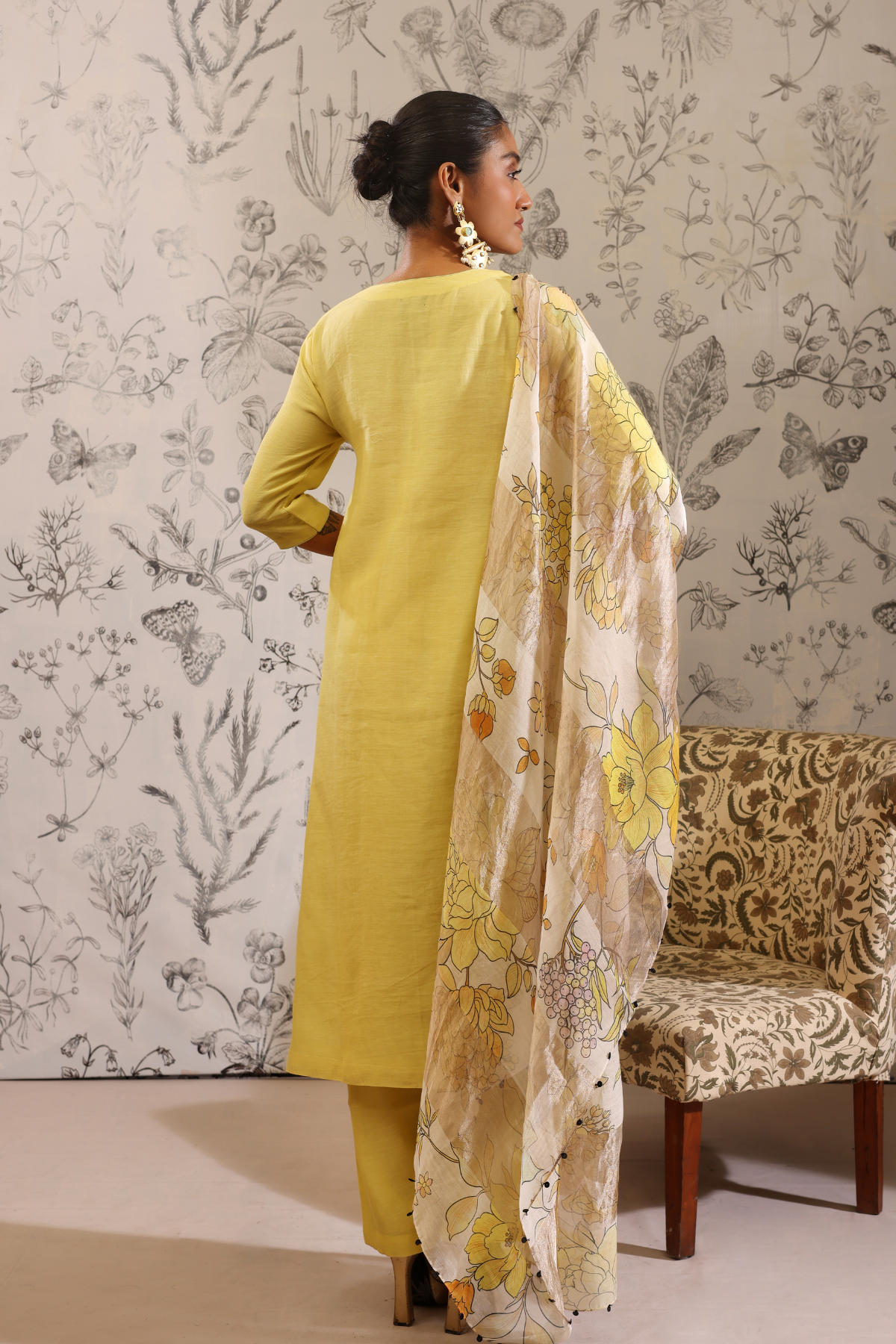 Vakya - Kurta Set- Yellow