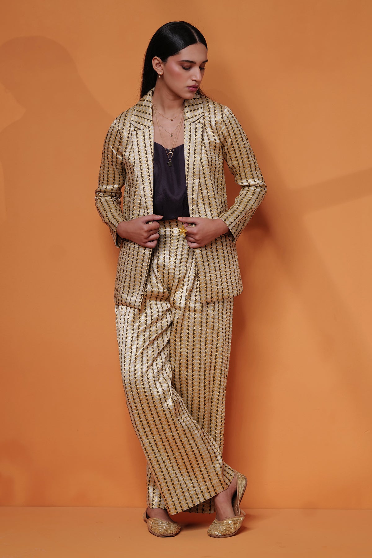 Zareen : Gold - Jacket