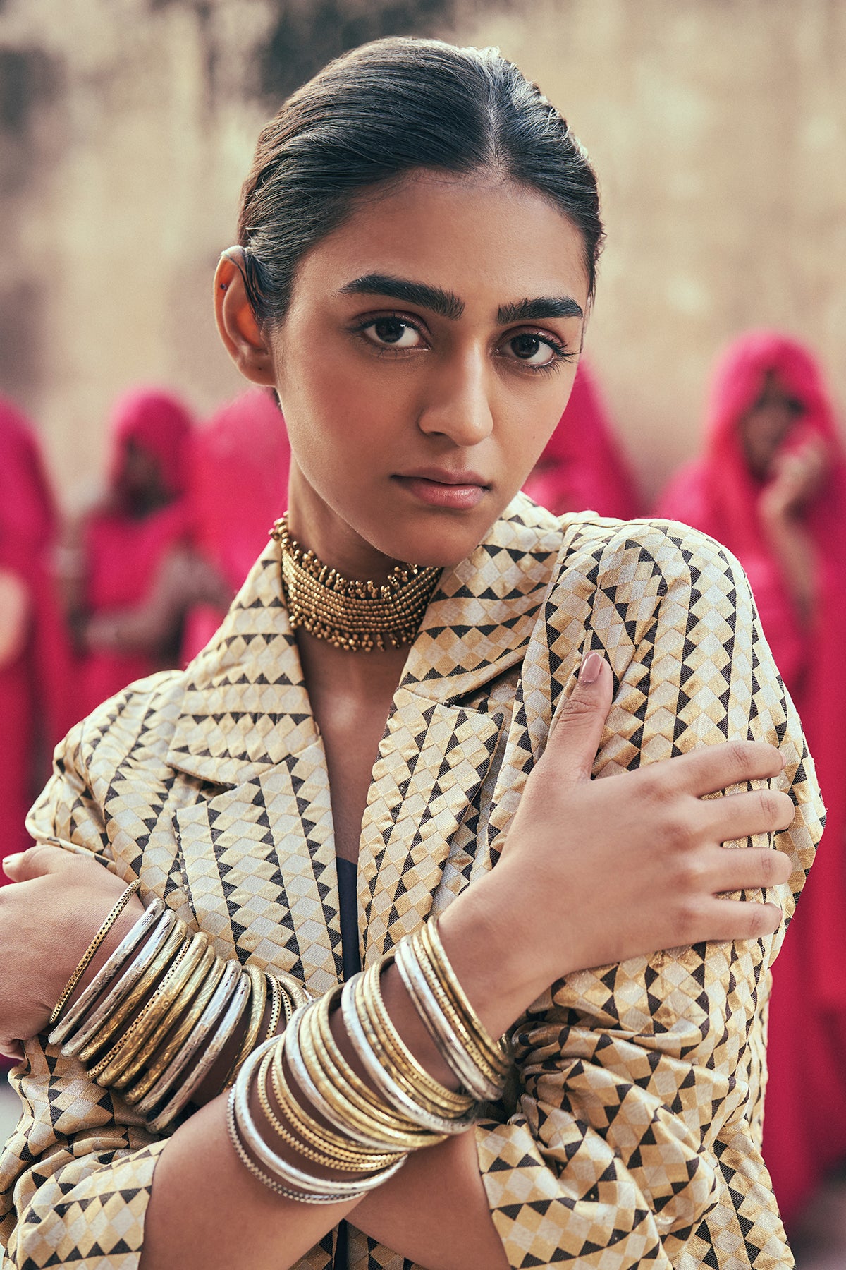 Zareen : Gold - Jacket