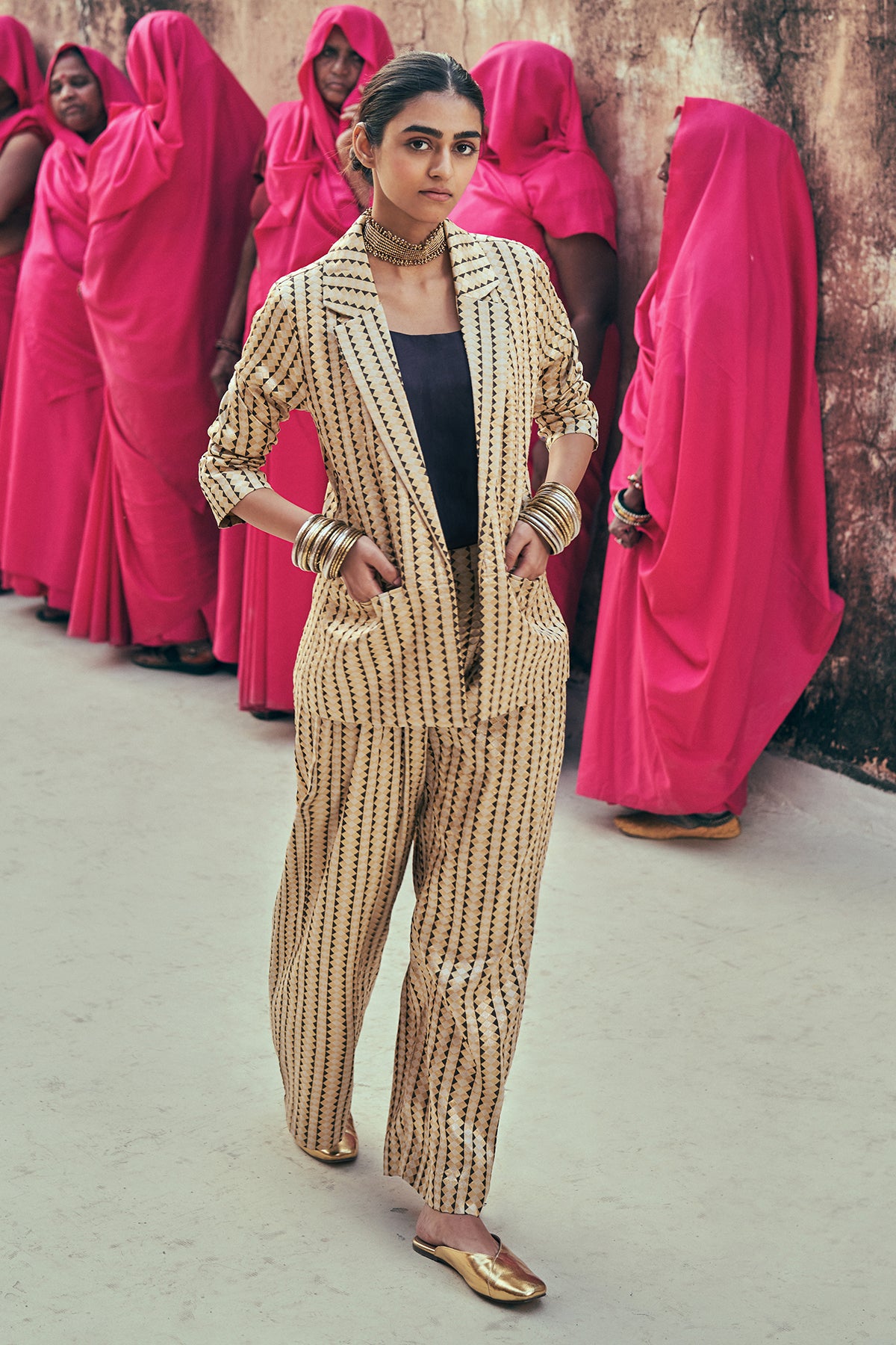 Zareen : Gold - Jacket