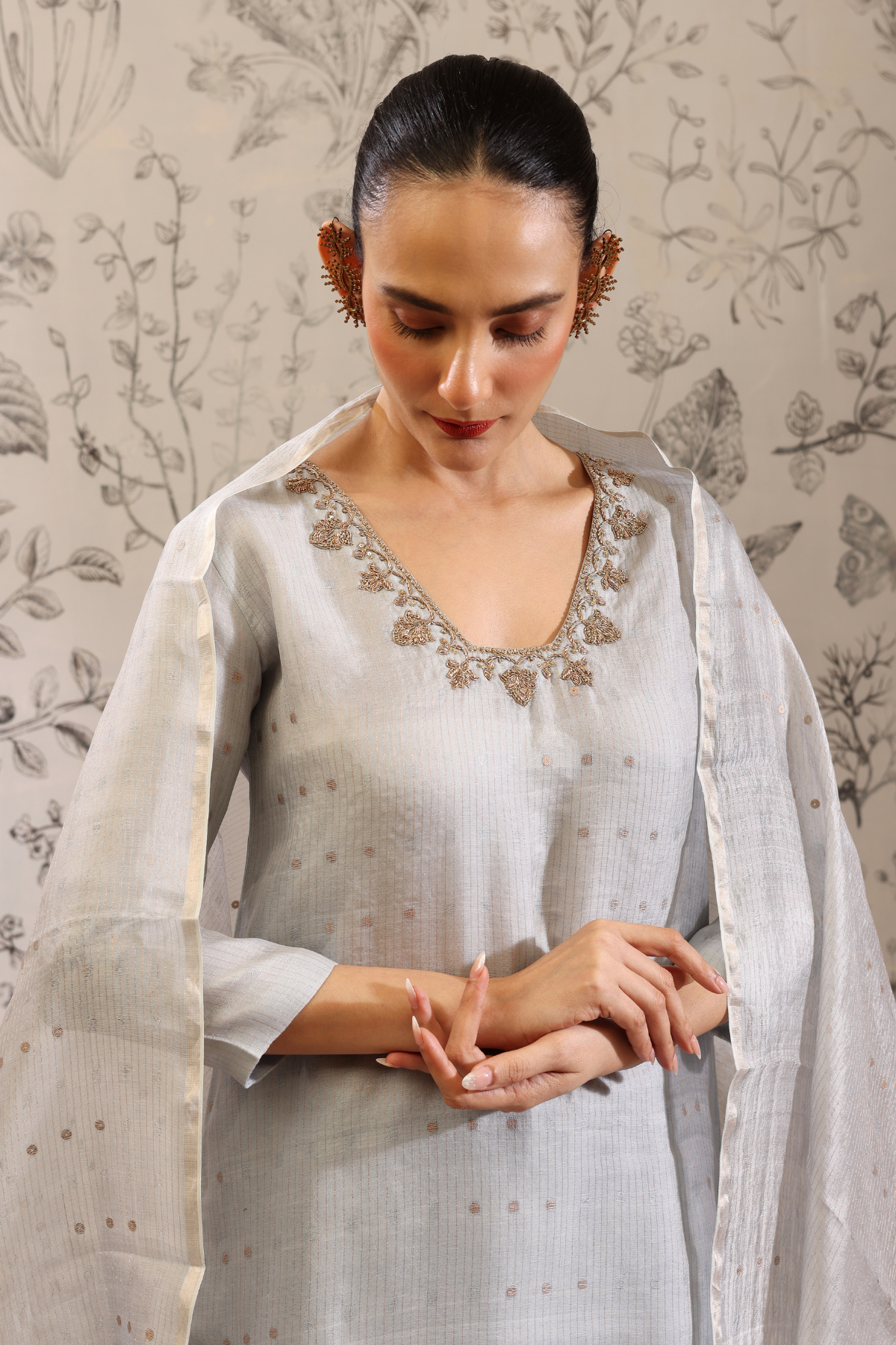 Padmini - Kurta Set- Blue