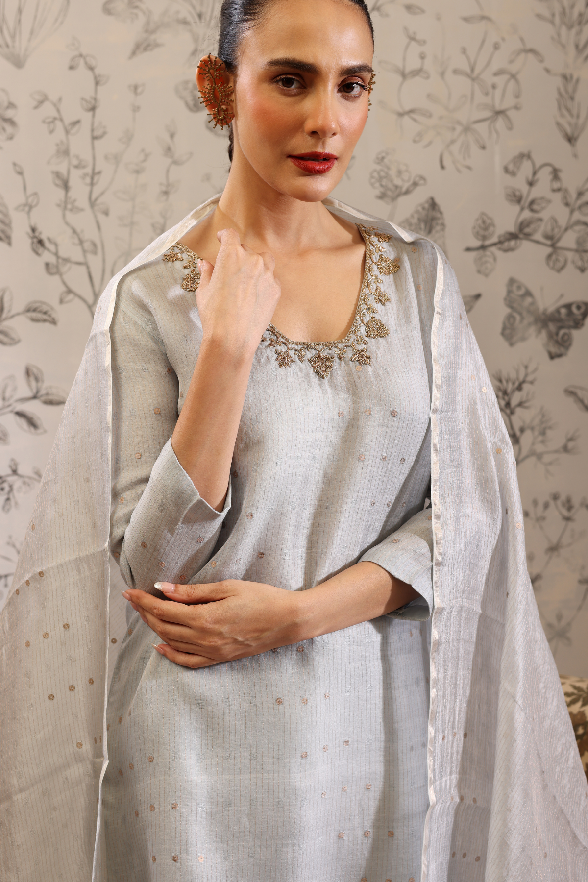 Padmini - Kurta Set- Blue