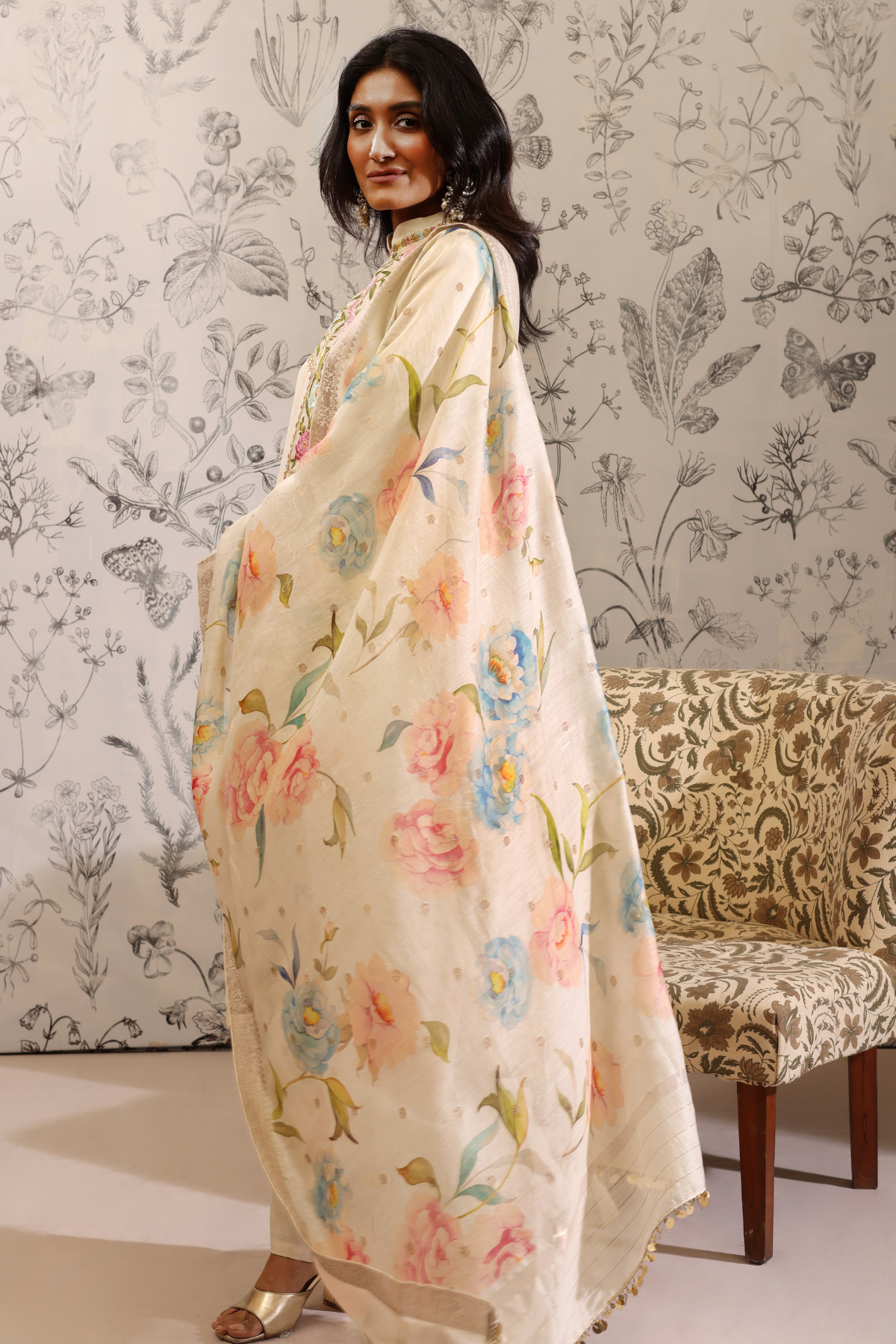 Paatala - Kurta Set- White