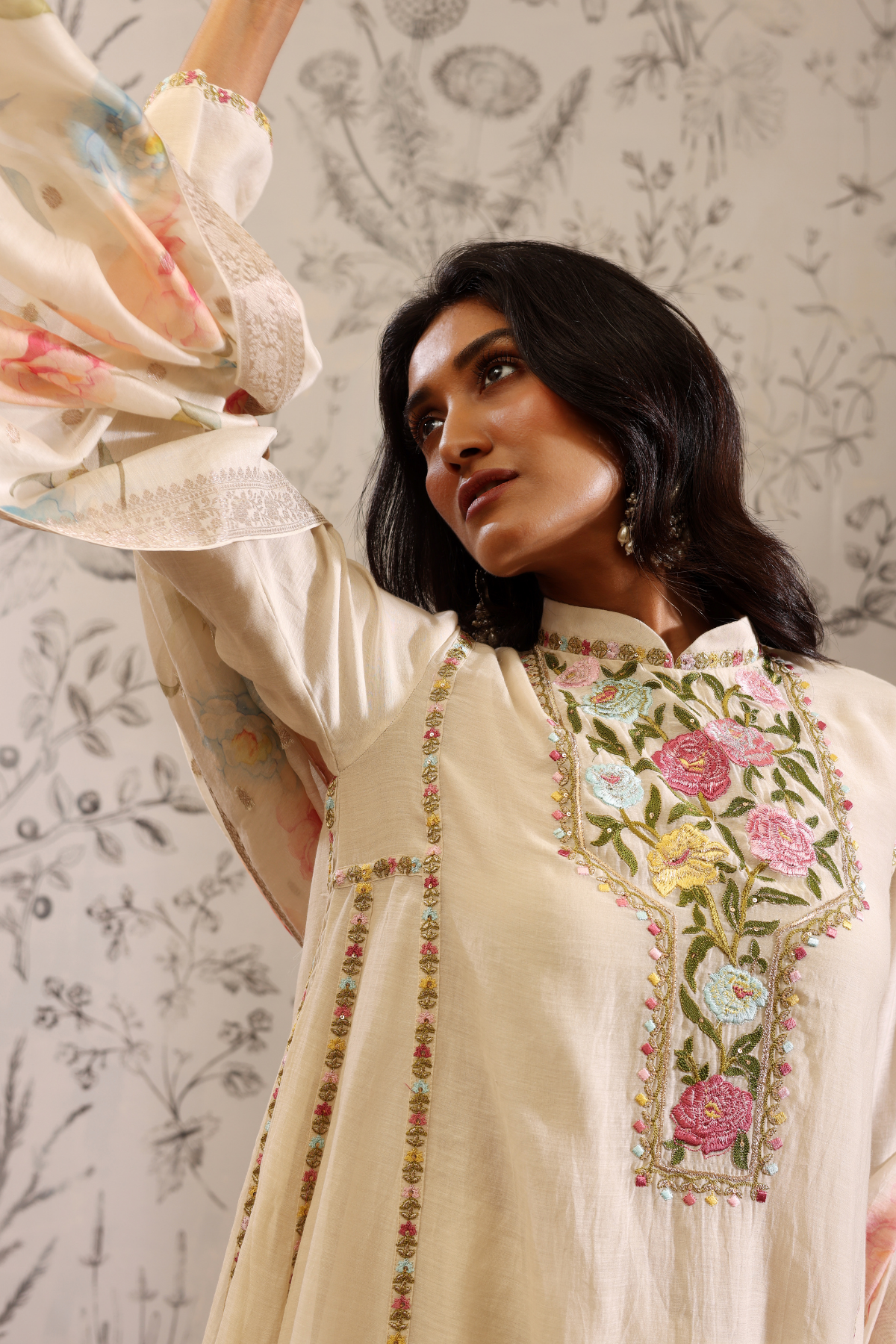 Paatala - Kurta Set- White