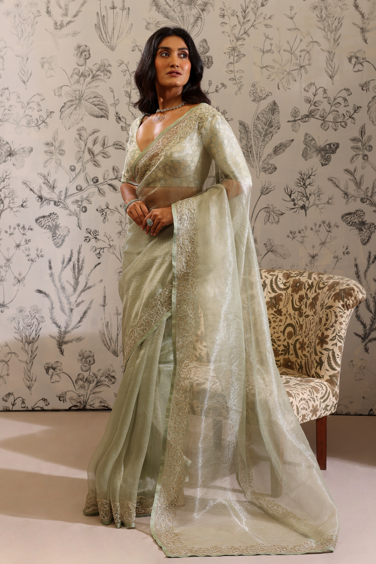 Kanda - Saree- Green