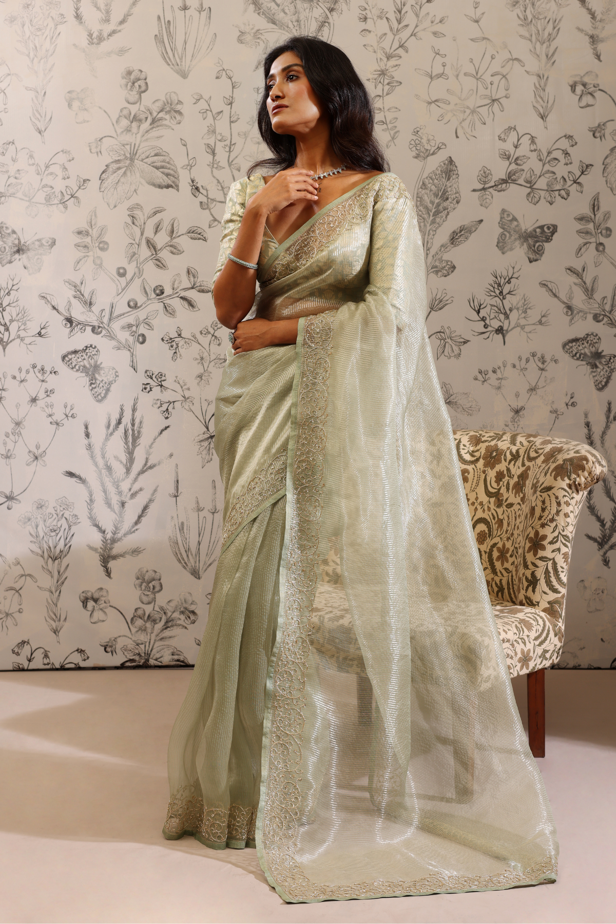 Kanda - Saree- Green