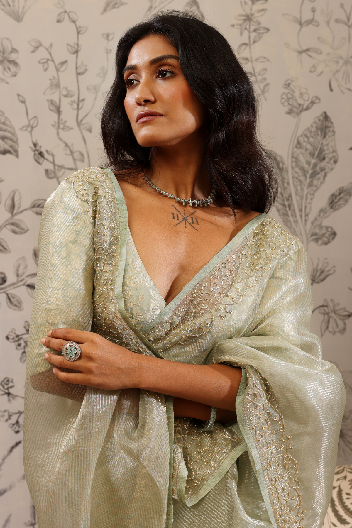 Kanda - Blouse- Green
