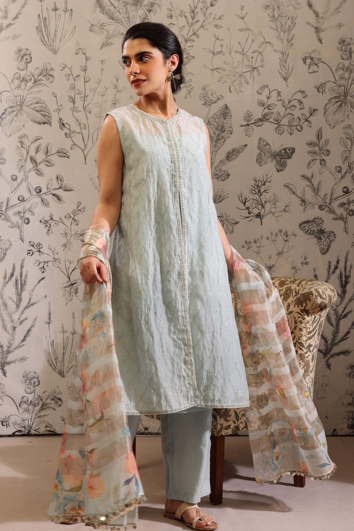 Makaranda - Kurta Set- Blue