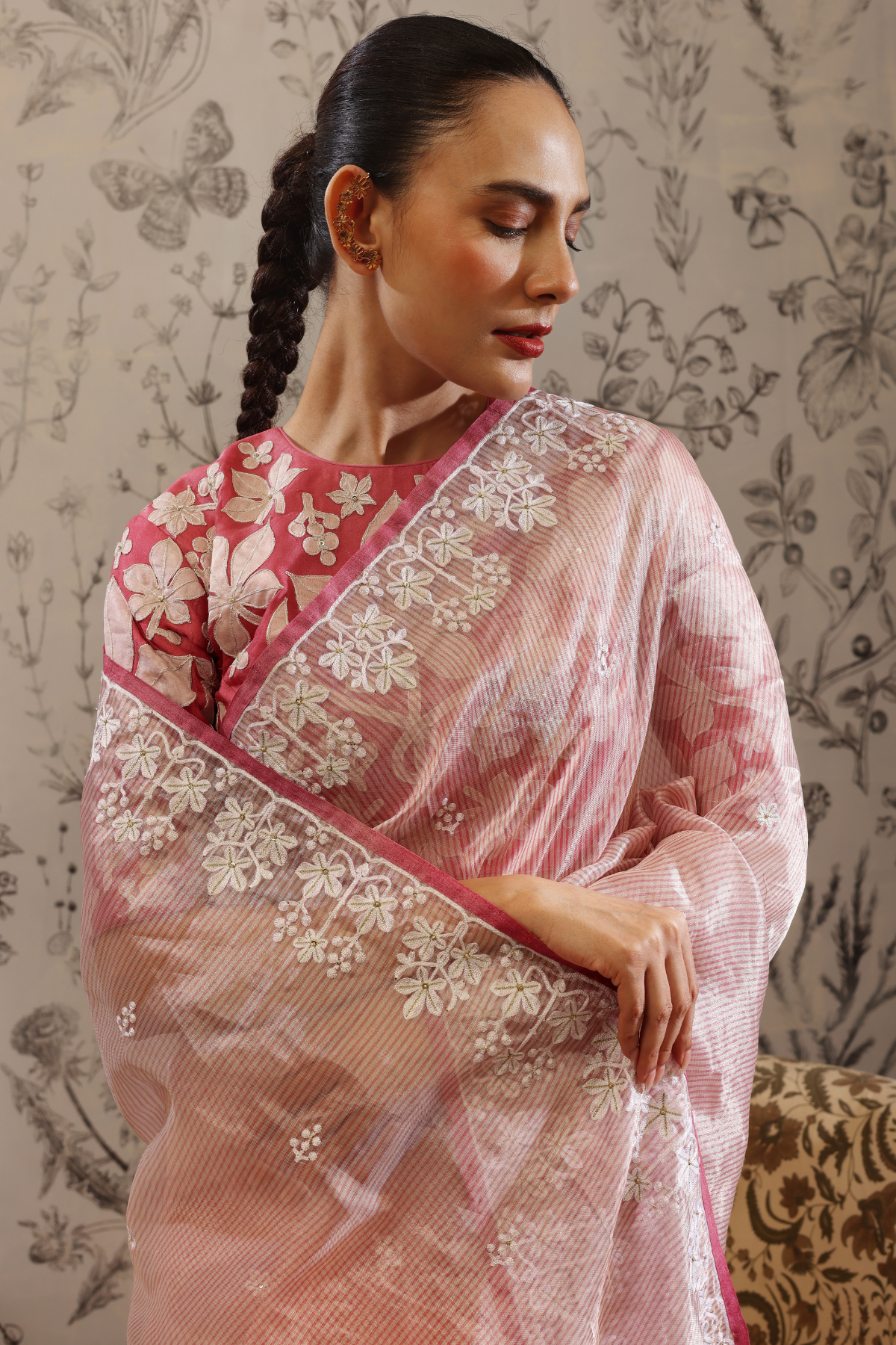 Plaksha - Blouse- Pink