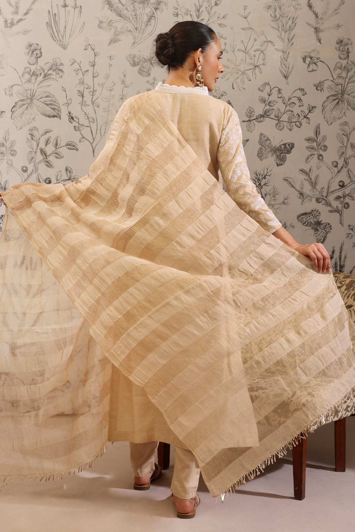 Gulma - Kurta Set- Beige