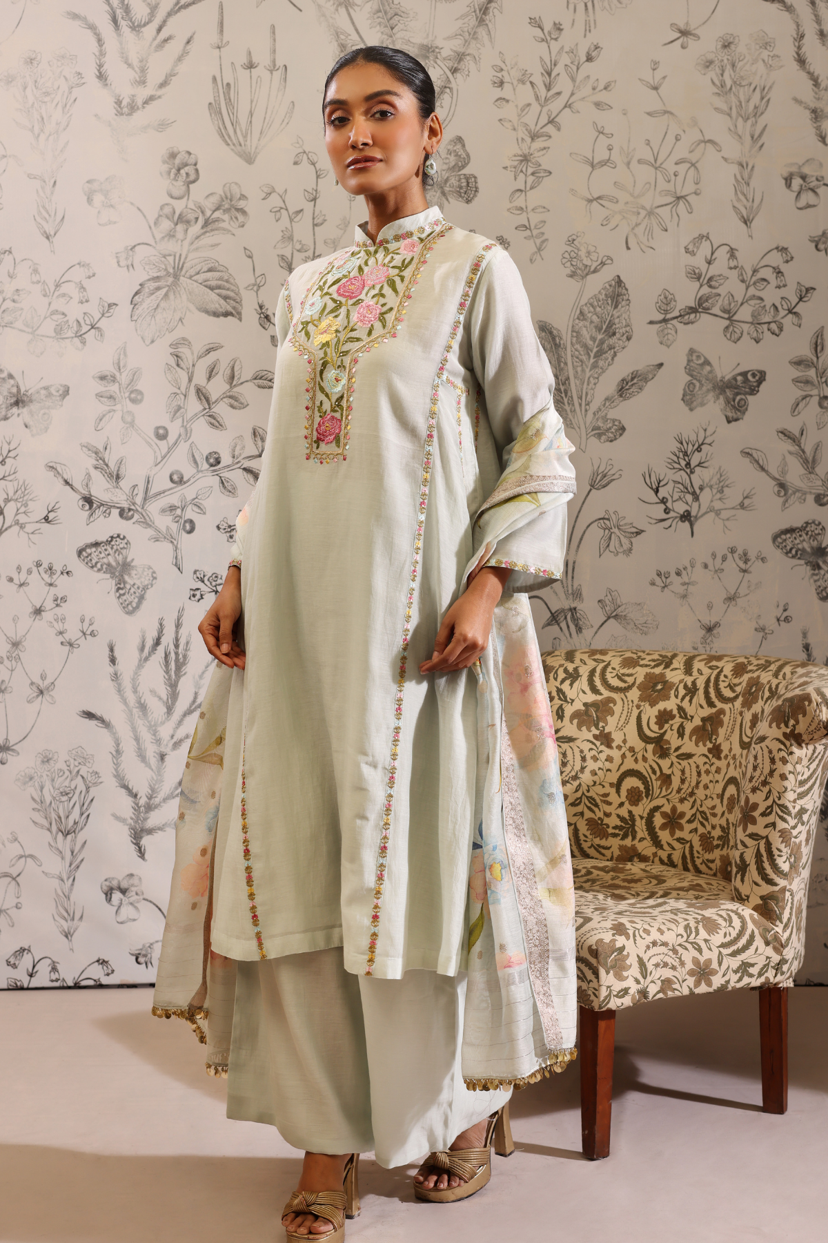 Paatala - Kurta Set- Blue