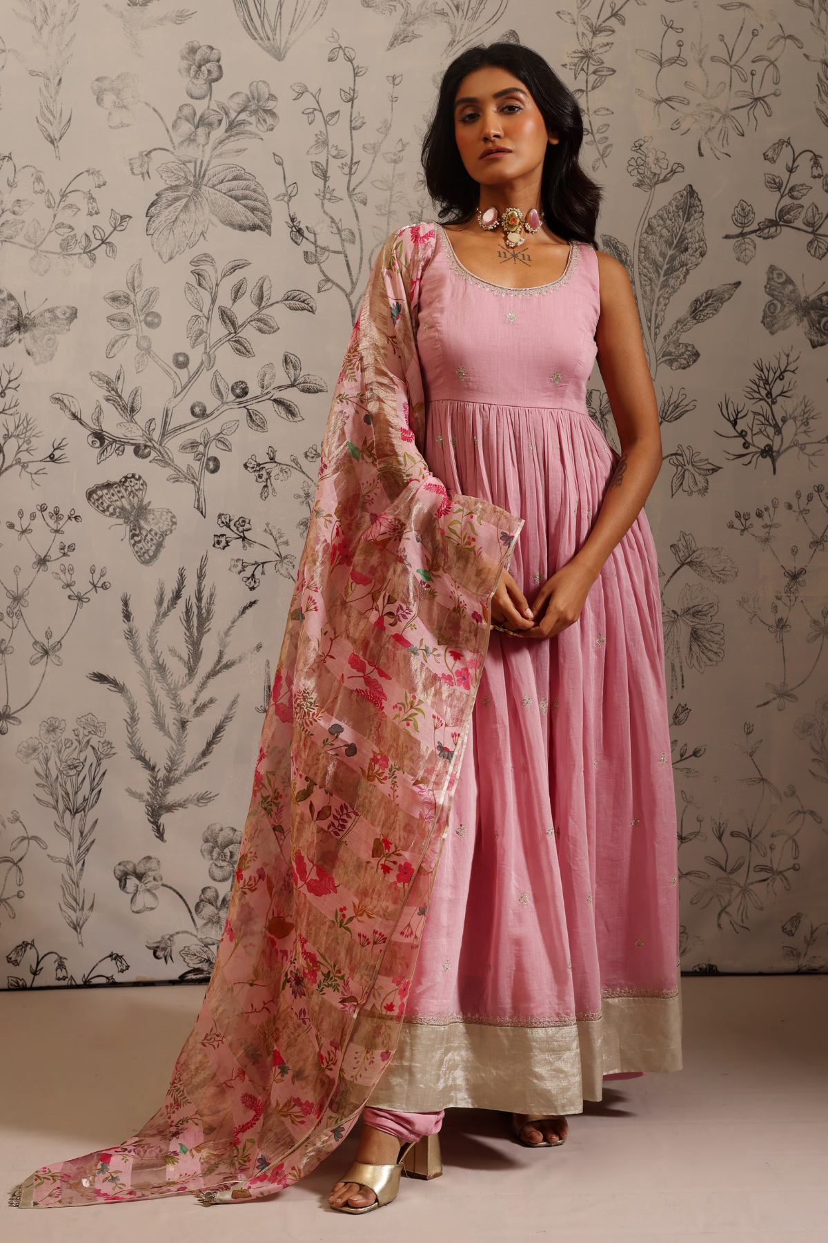 Aparajita - Kurta Set- Pink