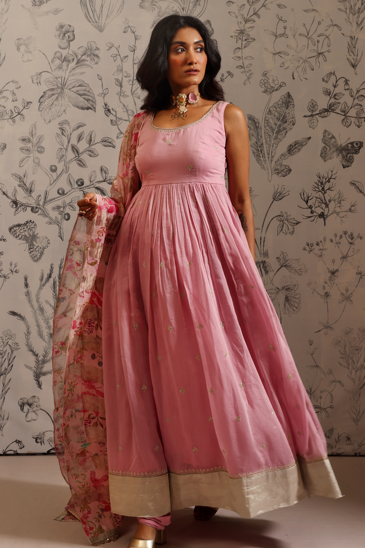 Aparajita - Kurta Set- Pink