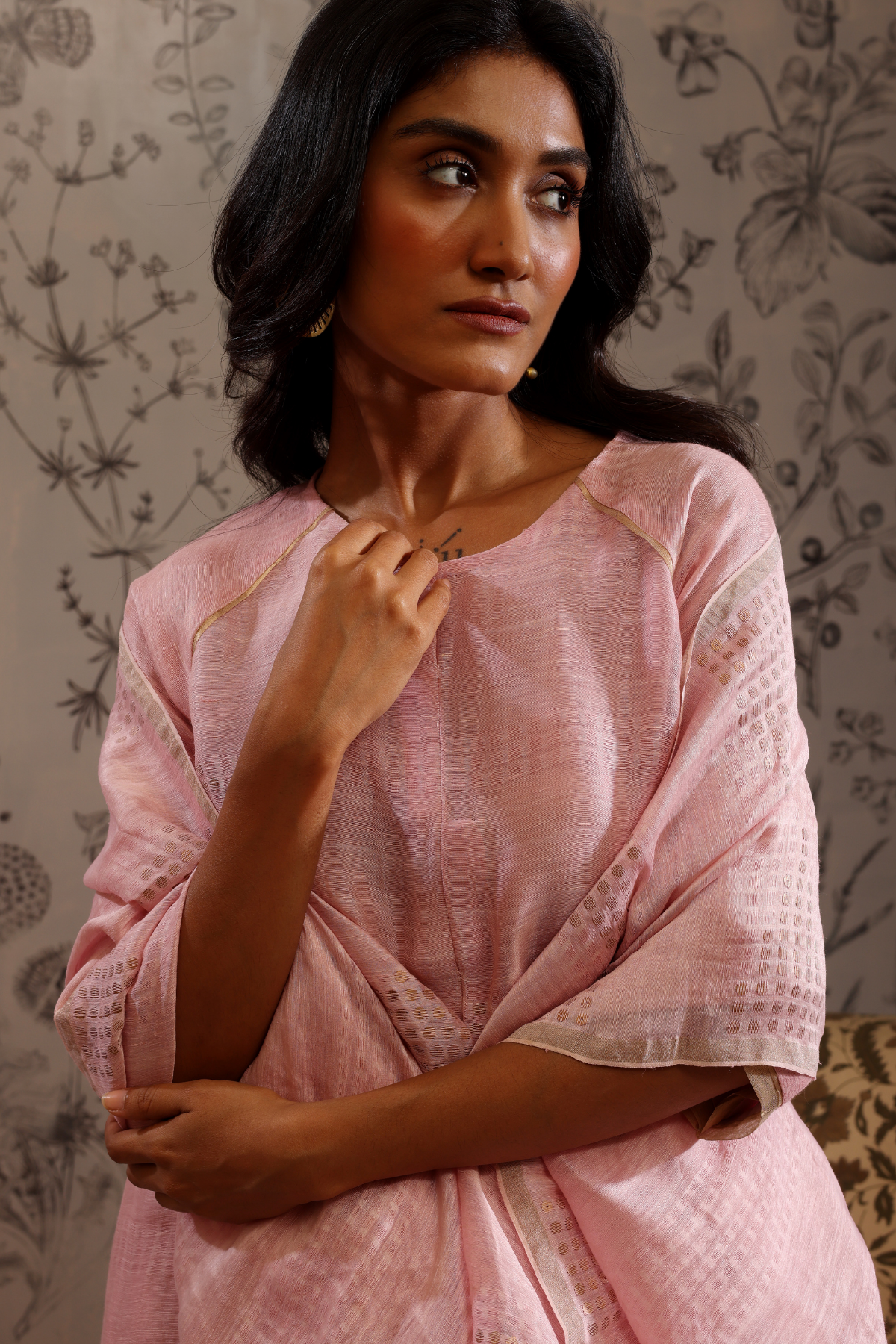 Piyusa - Kurta Set- Pink
