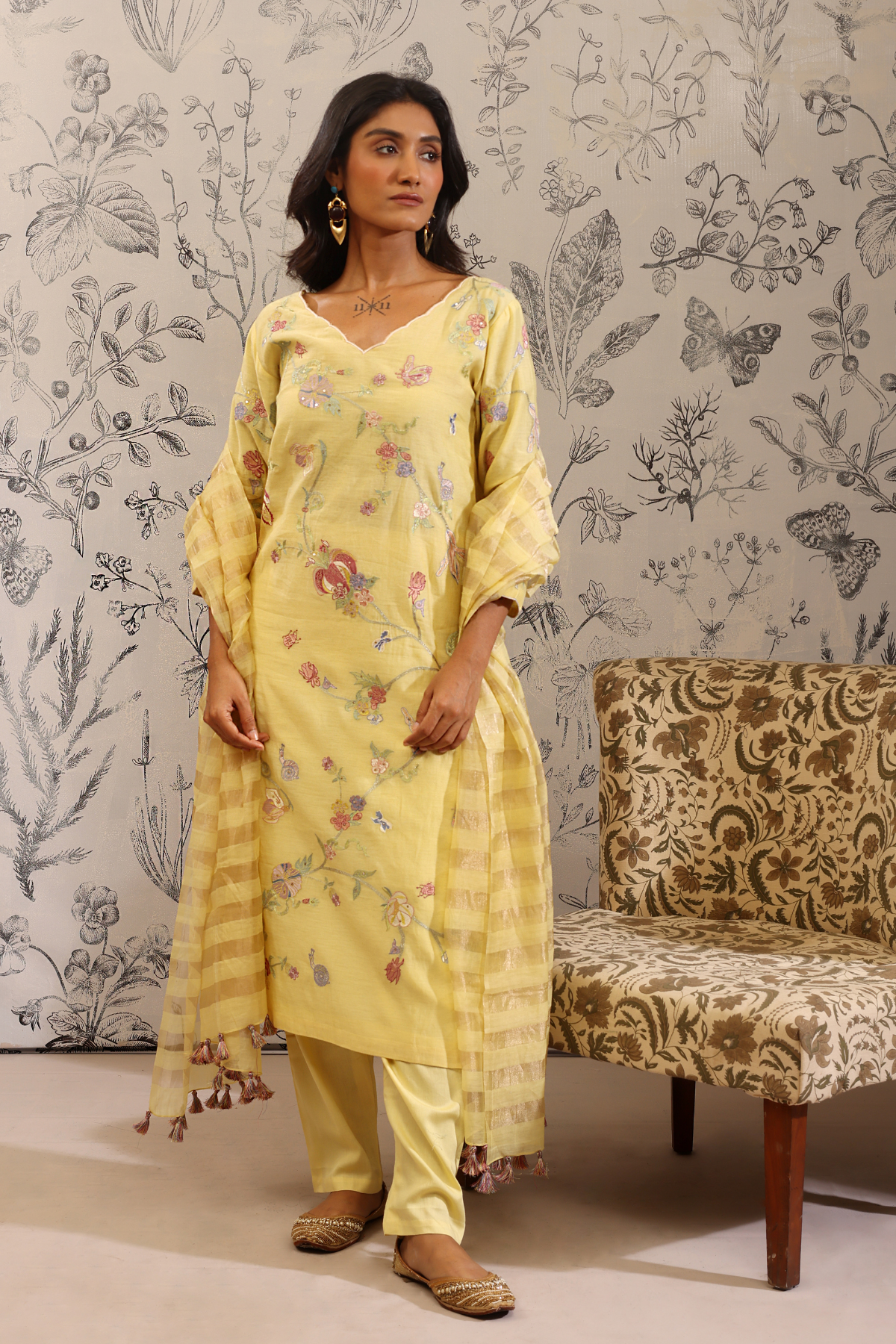 Harita - Kurta Set- Yellow
