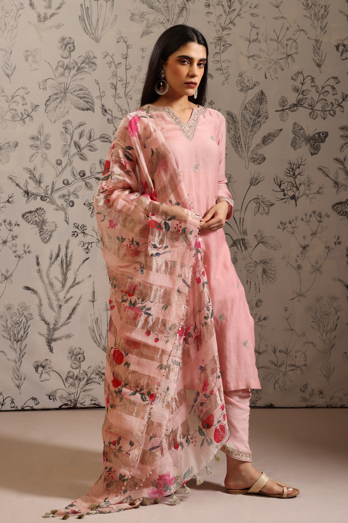 Anaar - Kurta Set- Pink
