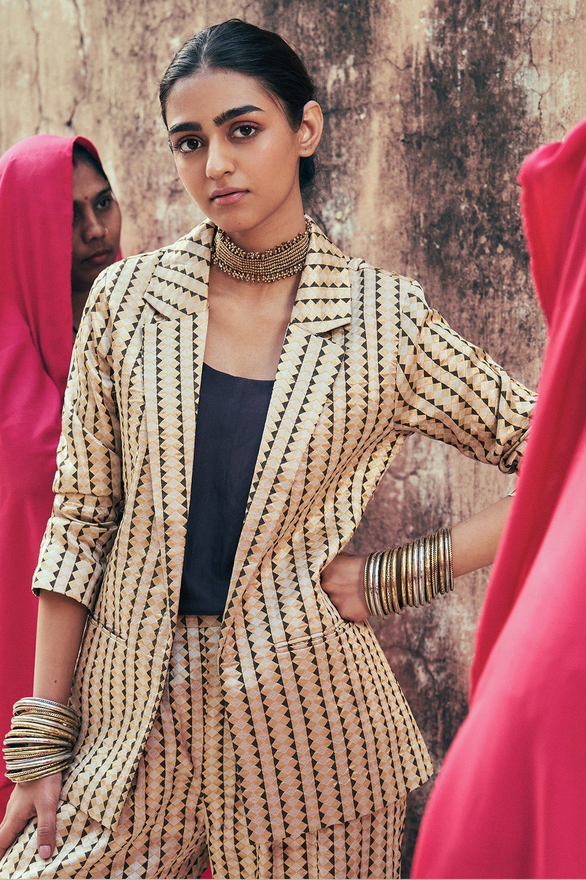 Zareen : Gold - Jacket